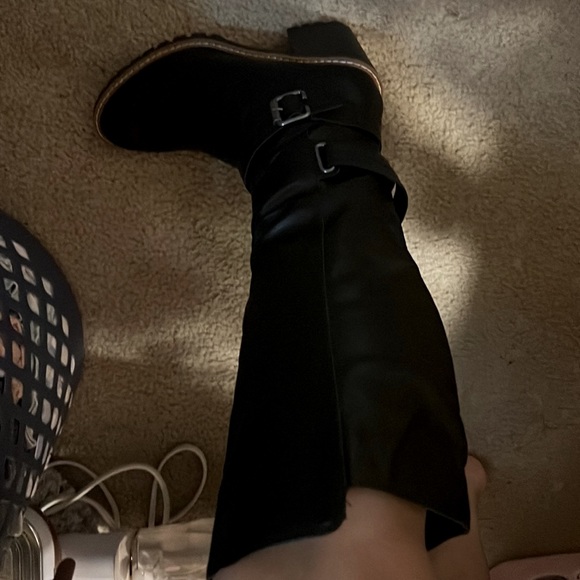 NWB KNEE HIGH BLACK Boot Size 8 BEAUTIFUL BOOTS - Picture 2 of 5